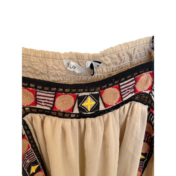 In Luv Embroidered Dress Small - Picture 7 of 7